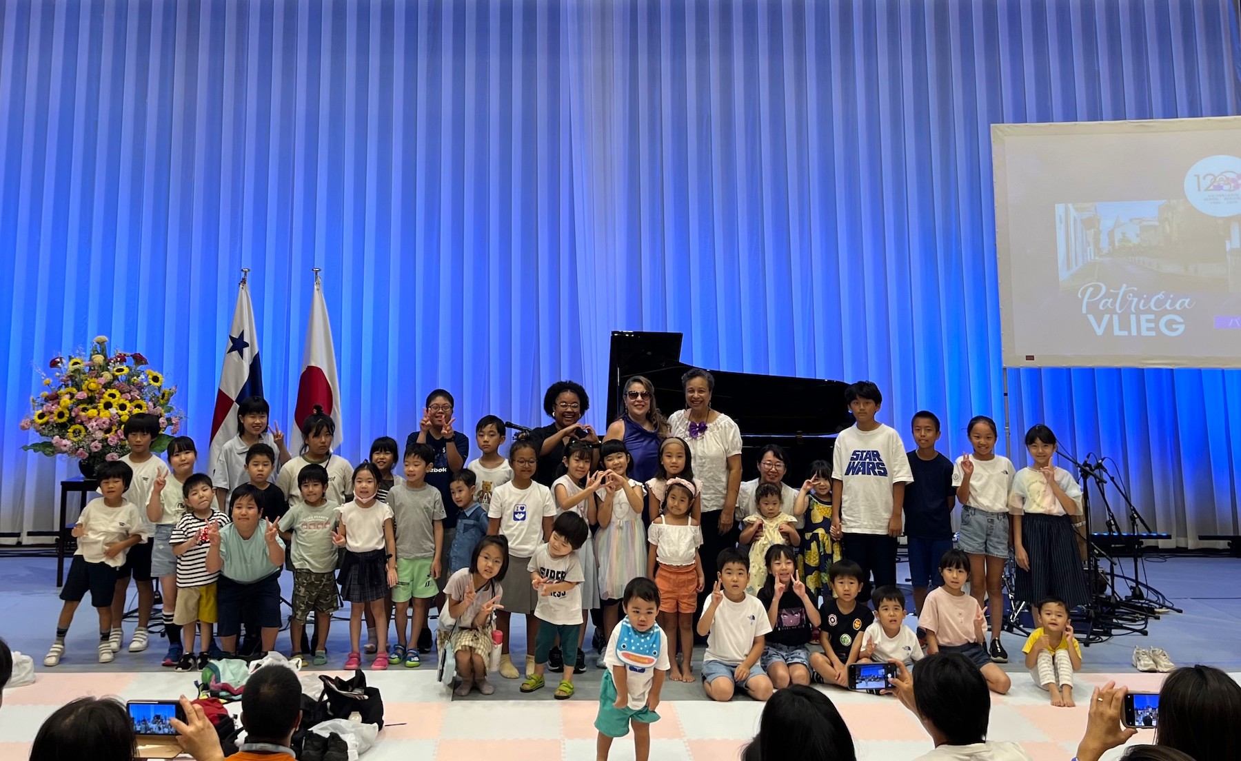 Children participating in the Tokyo celebration
